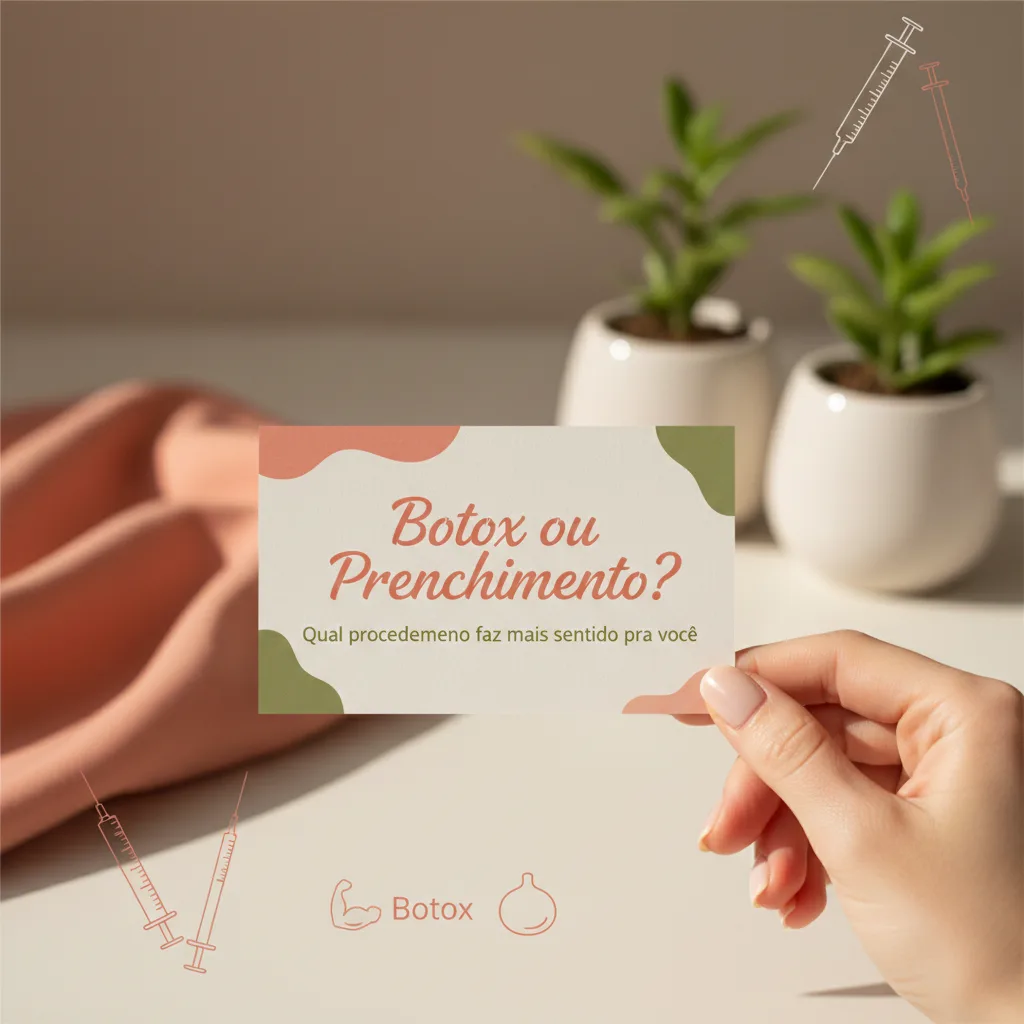 Botox ou preenchimento? Qual procedimento faz mais sentido pra você